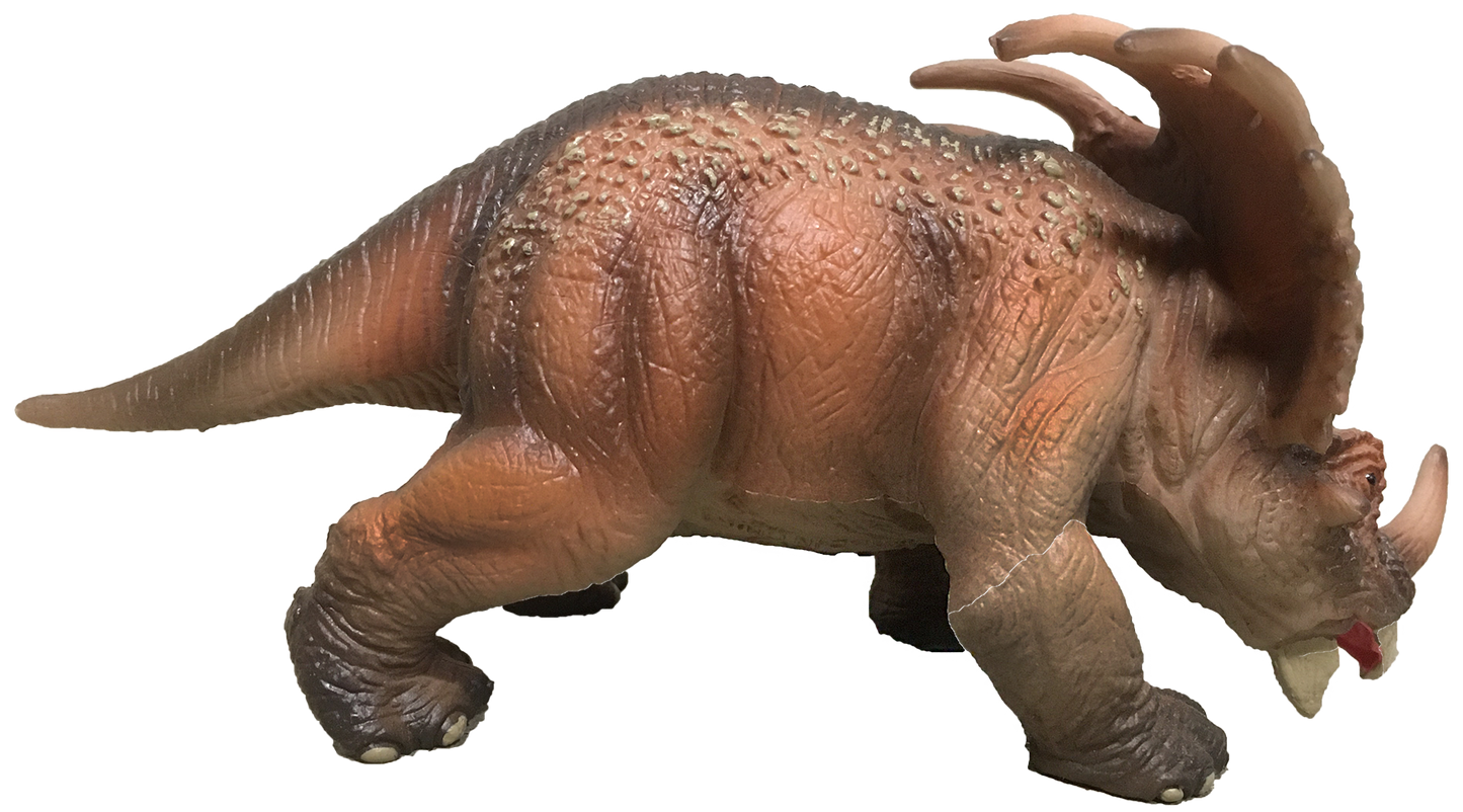 Styracosaurus 6" Painted Resin Dinosaur Model Figure