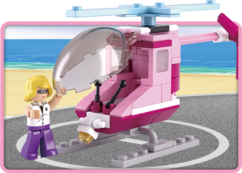 Girls Dream Building Brick Display Set, x2 each kit A-D