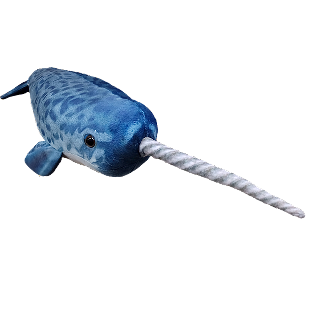 Plush Narwal 18.5" Stuffed Ocean Animal