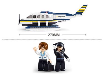 Z Seaplane Aviation Building Brick Kit (214 pcs)