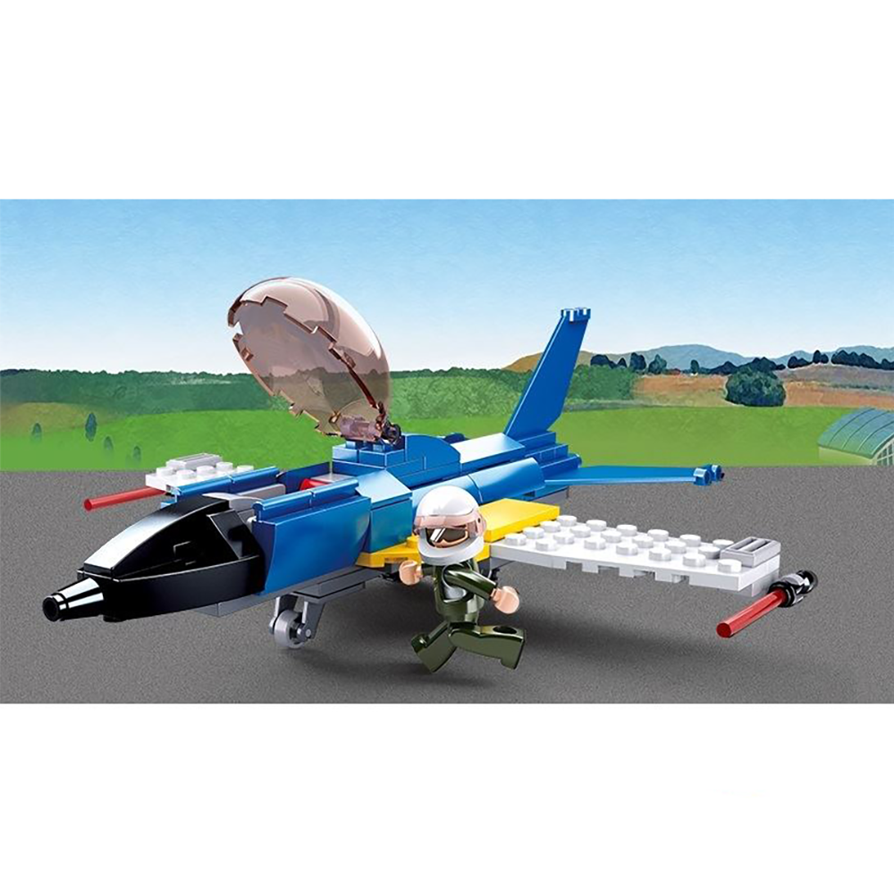 Aviation Training Plane Building Brick Kit (116 pcs)