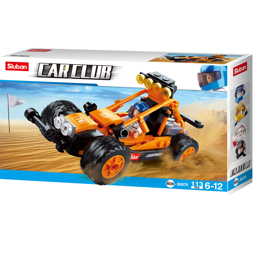 Car Club Dune Buggy Building Brick, Cracking Sands (113 Pcs)