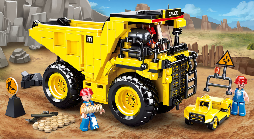 Mine Dump Truck Building Brick Kit (416 pcs)