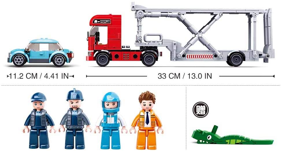 Modern Car Transporter Building Brick Brands (542 pcs)