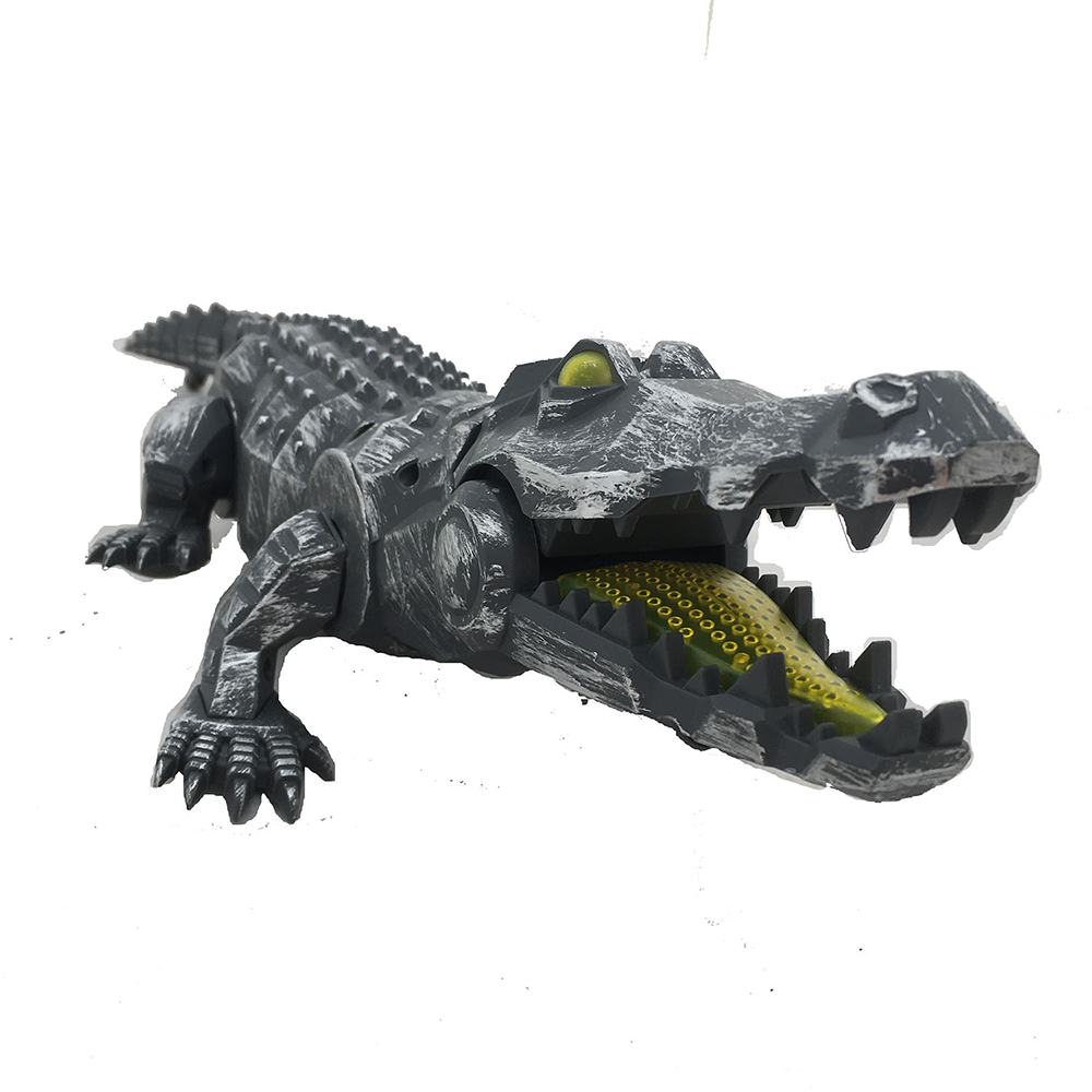 Mechanic Silver Crocodile Walking Toy