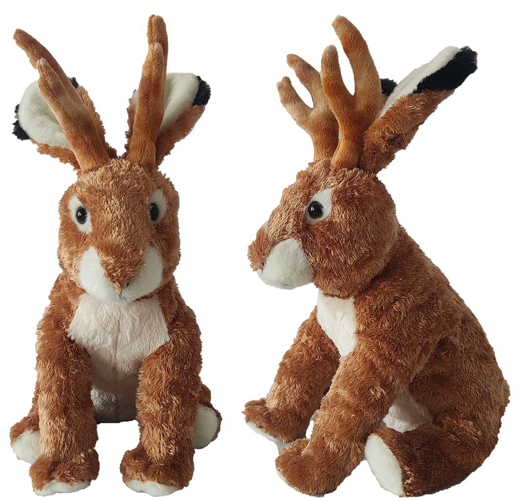 Jackalope 12" Plush Stuffed Animal