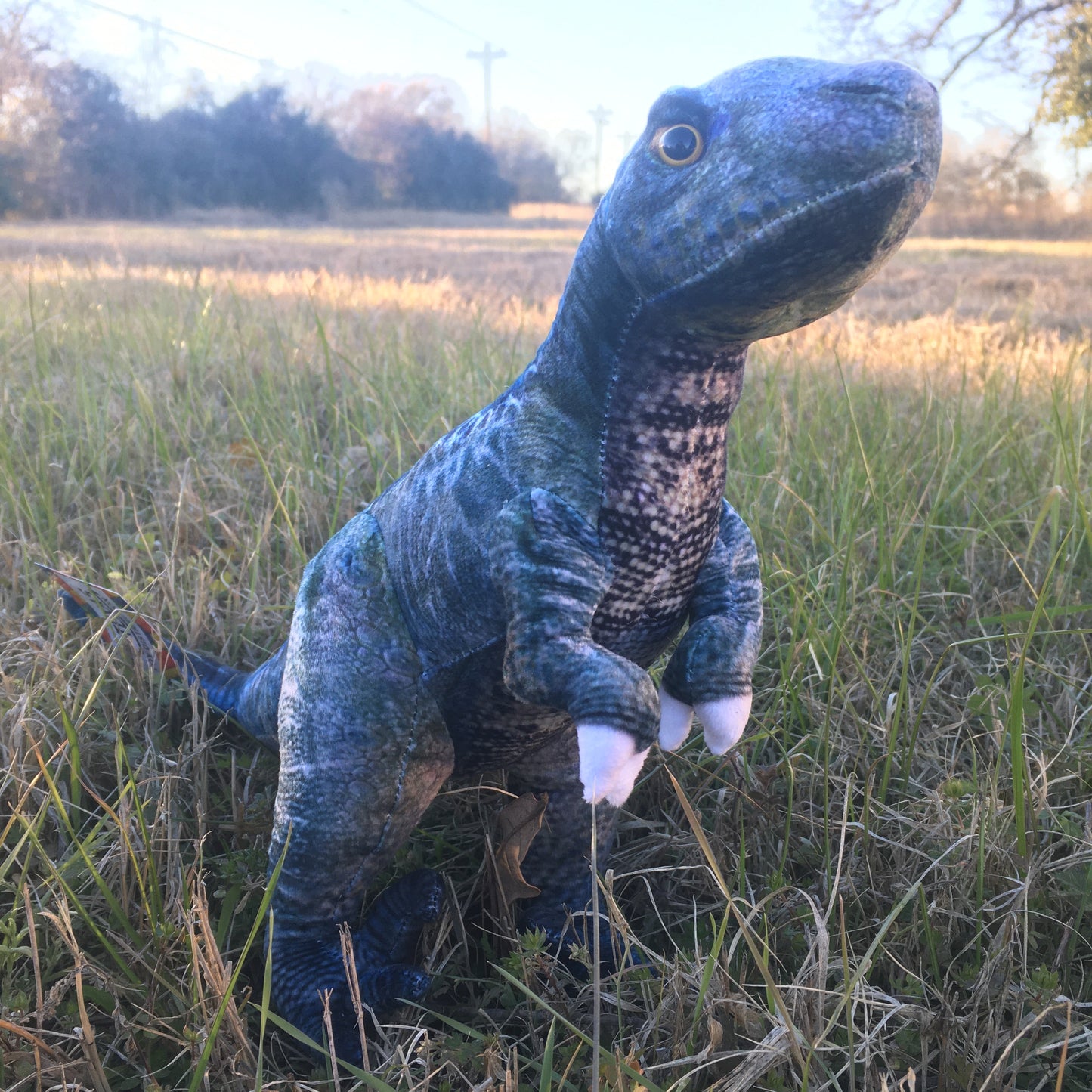 Velociraptor 19.5" Plush Dinosaur Stuffed Animal